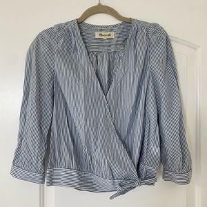 Madewell wrap blouse